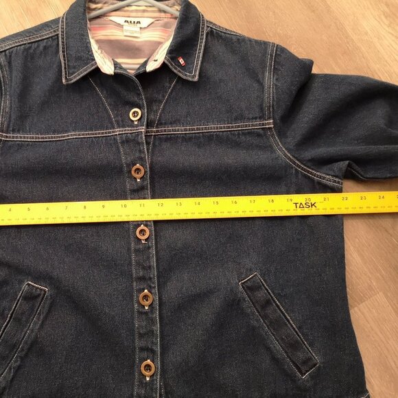 Alia Petites Ladies Button Closure Jean Jacket - Picture 6 of 6